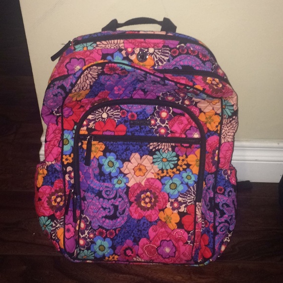 floral fiesta vera bradley backpack